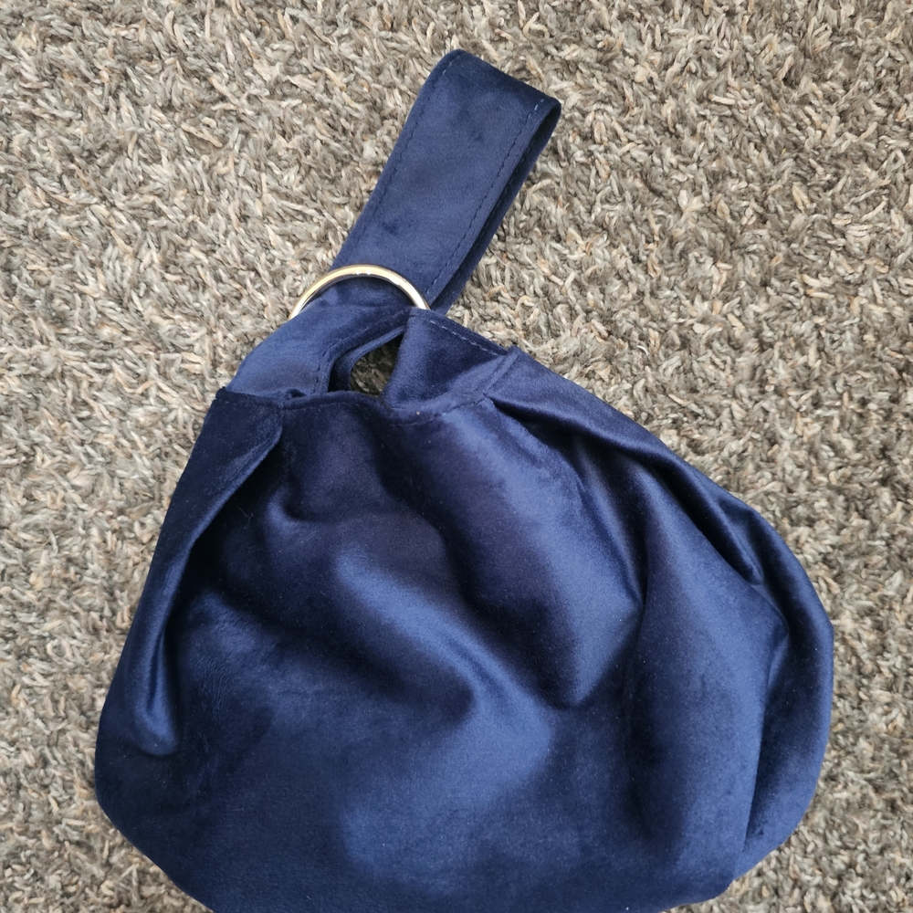 Only Used Once - Elegant Navy Blue Women's Bag